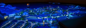 Disney Springs at night schematic