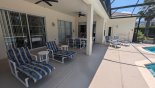 Orlando Villa for rent direct from owner, check out the Pool deck with 4 sun loungers (2 of which are reclining chairs with foot stools)