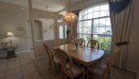 Entrance foyer and adjacent dining area - www.iwantavilla.com is the best in Orlando vacation Villa rentals