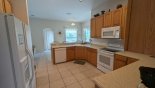 Fully fitted kitchen with quality appliances and Corian counter tops - www.iwantavilla.com is your first choice of Villa rentals in Orlando direct with owner