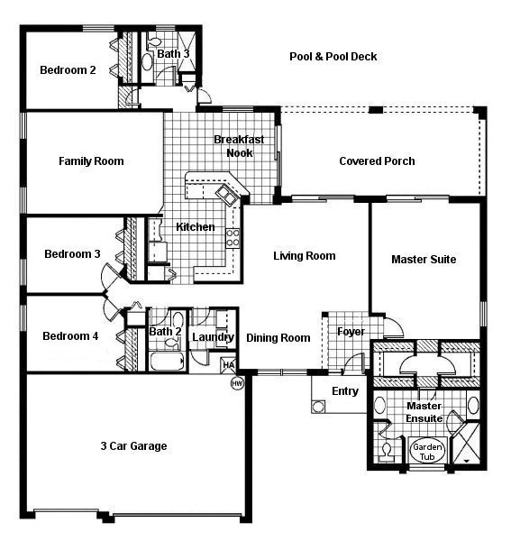 Monterey 1 Floorplan