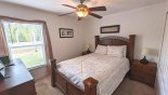 Madison + 2 Villa rental near Disney with Master bedroom #2 with queen sized bed & LCD cable TV