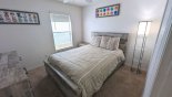 Bedroom #3 with queen sized bed from Madison + 2 Villa for rent in Orlando