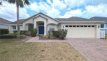 View of villa from street - www.iwantavilla.com is the best in Orlando vacation Villa rentals