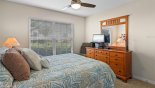 Villa rentals near Disney direct with owner, check out the Bedroom #2 with LCD cable TV