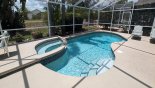 Belmonte + 4 Villa rental near Disney with Pool deck is very private with plenty of planting to all sides