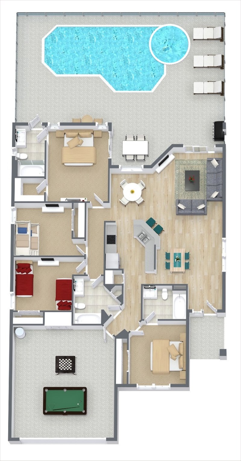 Grand Lagoon 1 Floorplan