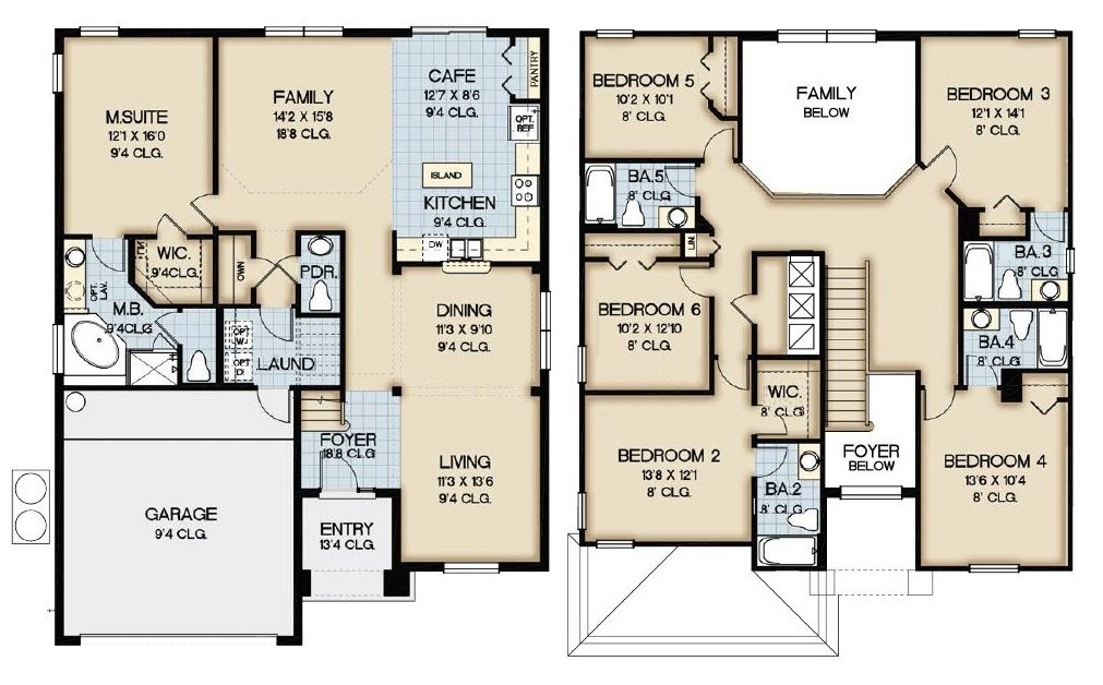 Queen Palm 8 Floorplan