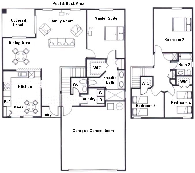 Sandlewood 1 Floorplan