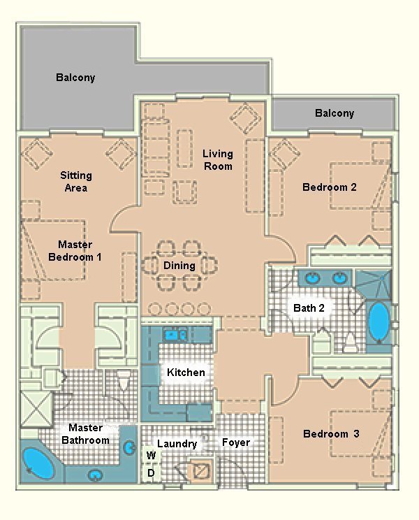 Grand Bahama 2 Floorplan