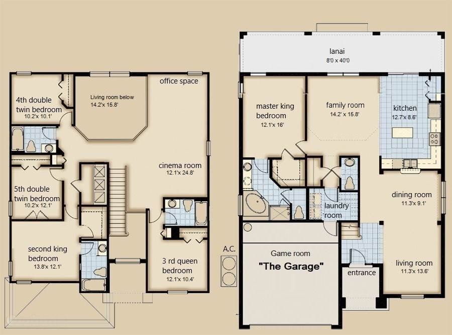 Queen Palm 3 Floorplan