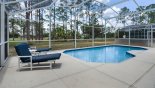 Villa rentals near Disney direct with owner, check out the View of south-west facing pool with golf course views