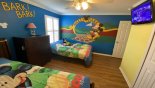 Mystical 1 Villa rental near Disney with Bedroom #7 with wall mounted LCD cable TV