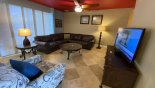 Villa rentals in Orlando, check out the The family room has a 60
