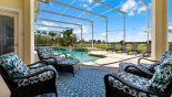 Orlando Villa for rent direct from owner, check out the Pool & golf course views from covered lanai