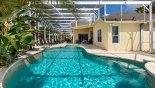 WOW what an amazing lagoon pool that gets the sun all day - www.iwantavilla.com is your first choice of Villa rentals in Orlando direct with owner