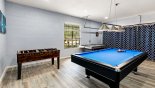 Villa rentals near Disney direct with owner, check out the Games room with pool table,  table foosball, air hockey and more...