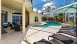 Pool deck with 6 sun loungers & free use of the gas BBQ (gas refills extra) - www.iwantavilla.com is the best in Orlando vacation Villa rentals