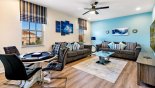 Loft area with 2 comfortable 3-seater sofas - www.iwantavilla.com is the best in Orlando vacation Villa rentals