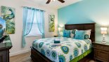 Villa rentals near Disney direct with owner, check out the Bedroom #4 with queen sized bed