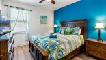 Villa rentals in Orlando, check out the Bedroom #9 with queen sized bed