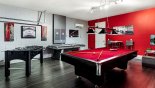 Orlando Villa for rent direct from owner, check out the Games room with AC, pool table, air hockey, table foosball, TV & Xbox