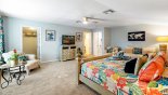 Spacious master bedroom #2  upstairs - www.iwantavilla.com is the best in Orlando vacation Villa rentals