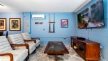 Villa rentals in Orlando, check out the Games room movie area