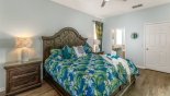 Villa rentals near Disney direct with owner, check out the Ground floor master bedroom #1 viewed towards ensuite bathroom