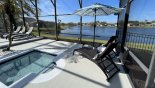 Additional shallow kiddy pool on the extended 60' wide pool deck with this Orlando Villa for rent direct from owner