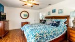 Master bedroom #2 with king sized bed from Sanibel 1 Villa for rent in Orlando