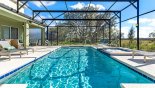 The large 30ft long pool is perfect for laps or pool games - www.iwantavilla.com is your first choice of Villa rentals in Orlando direct with owner