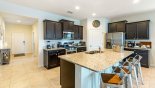 View of kitchen towards entrance foyer from St Lucia 1 Villa for rent in Orlando