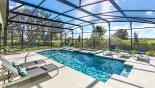 Spacious rental Solterra Resort Villa in Orlando complete with stunning South west facing pool & spa with glorious open views