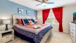 Spacious rental Solterra Resort Villa in Orlando complete with stunning Bedroom #6 with king sized bed