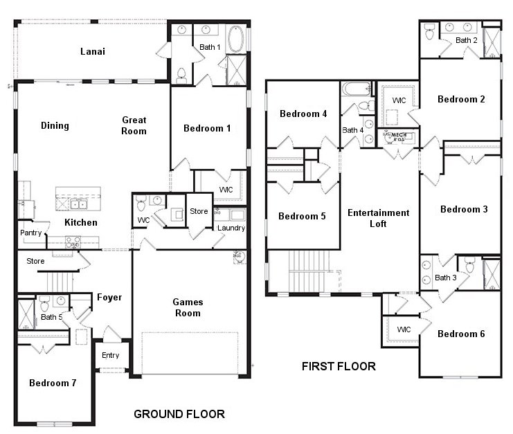 St Lucia 1 Floorplan