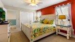 Villa rentals in Orlando, check out the Master bedroom #3 with king sized bed