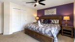 Villa rentals near Disney direct with owner, check out the Master bedroom #2 with king sized bed