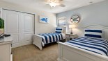 Baymont 1 Villa rental near Disney with Bedroom #6 with twin beds & nautical theming