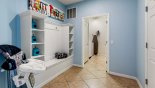 Villa rentals in Orlando, check out the Utility & laundry room with washer, dryer, iron & ironing board