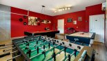 Villa rentals near Disney direct with owner, check out the Air conditioned games room with pool table, air hockey, table foosball and more...