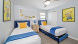 Spacious rental Windsor at Westside Villa in Orlando complete with stunning Bedroom #7 with twin beds and Minions heming