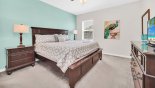 Spacious rental Solterra Resort Villa in Orlando complete with stunning Master bedroom #2 with king sized bed