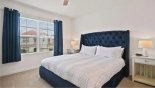 Villa rentals in Orlando, check out the Bedroom #6 with king sized bed