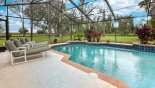 Belmonte + 5 Villa rental near Disney with Stunning NW facing pool & spa with golf course views - 4 sun loungers