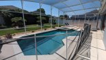 Orlando Villa for rent direct from owner, check out the Pool deck showing erected pool safety fence