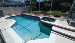 South-East facing pool & spa with privacy fencing & planting to all sides with this Orlando Villa for rent direct from owner