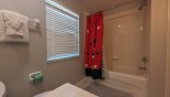 Canterbury 5 Villa rental near Disney with Family bathroom #3 with bath & shower over, single vanity & WC