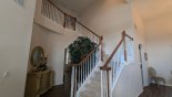 Orlando Villa for rent direct from owner, check out the Entrance foyer with staircase in front of you and living room/dining area to right