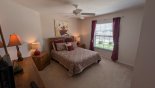 Villa rentals near Disney direct with owner, check out the Bedroom #2 with king sized bed, LCD cable TV & views to front gardens